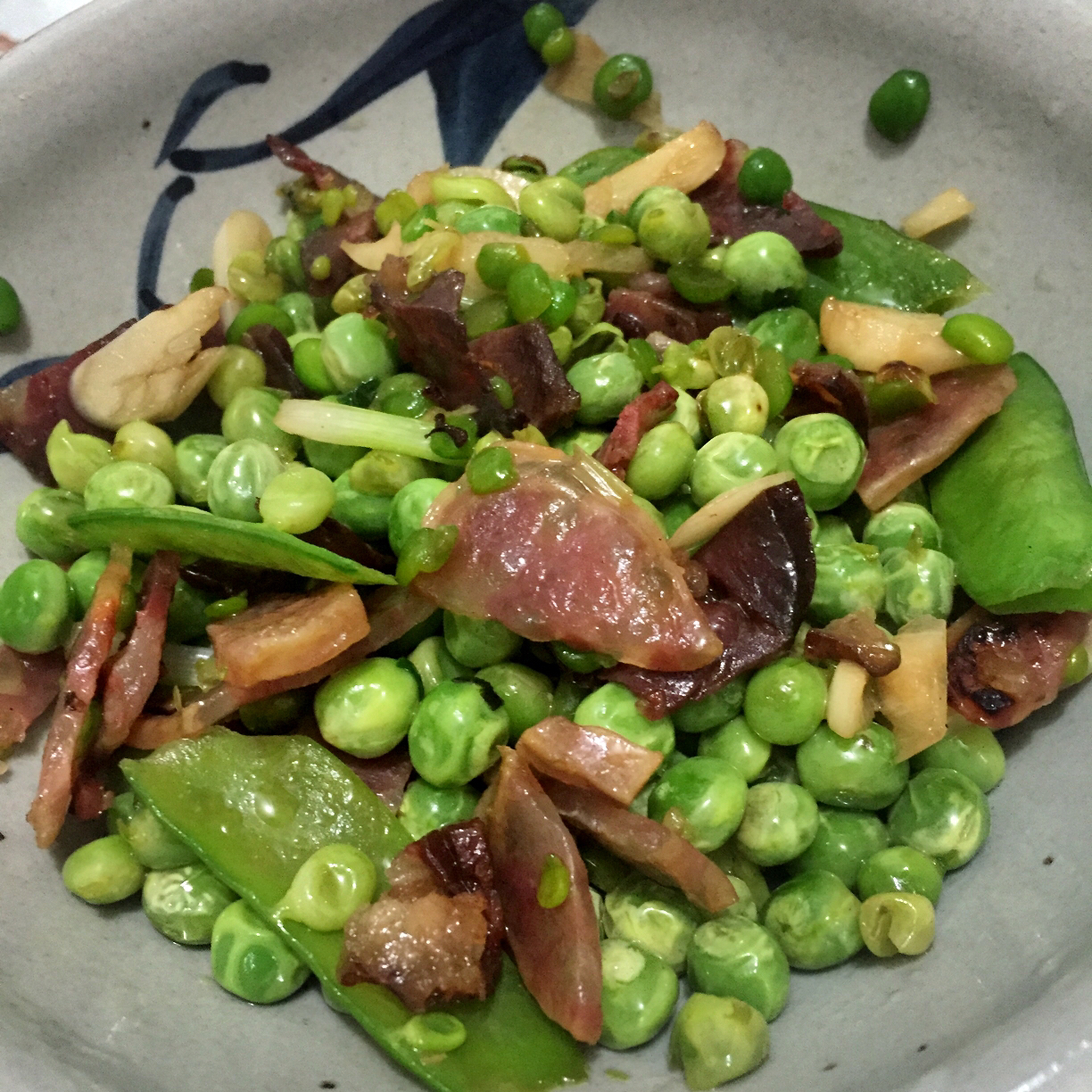 豌豆炒肉末