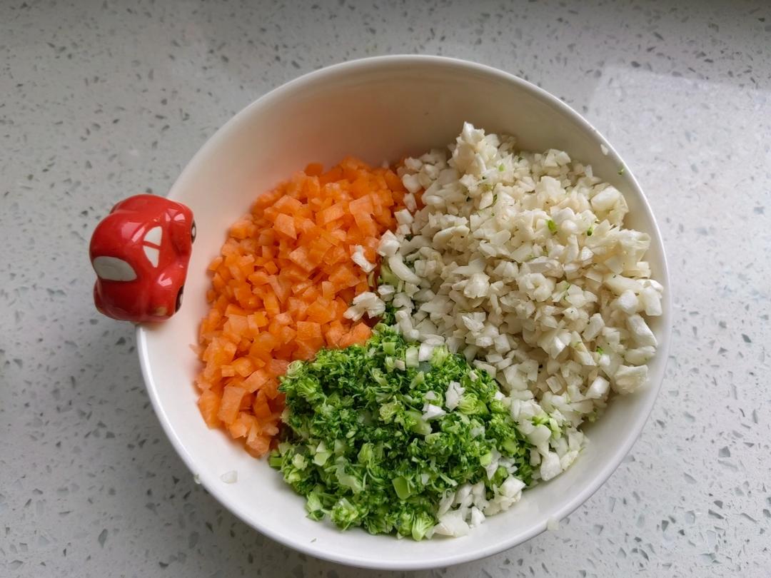 营养早餐 西兰花虾仁饼