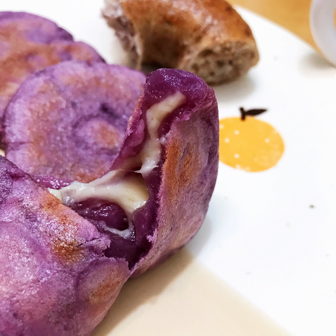 紫薯芝士饼