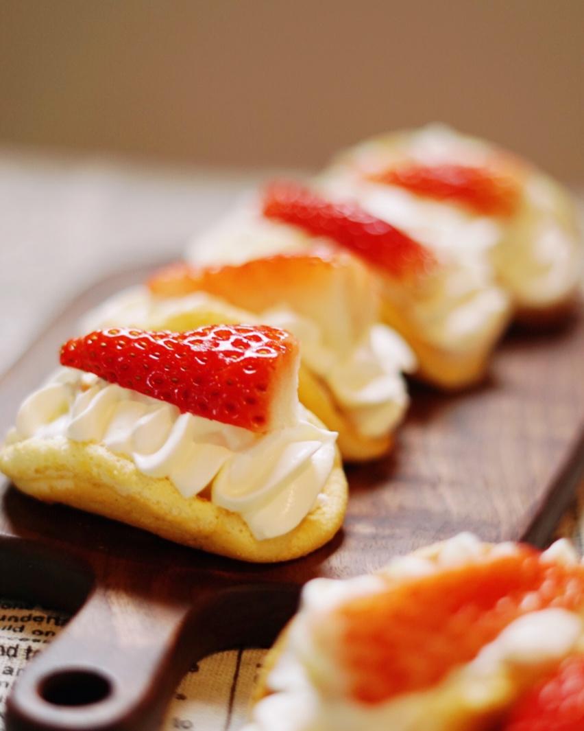 韩国最热门的甜品店Le Bread Lab的草莓蛋糕卷