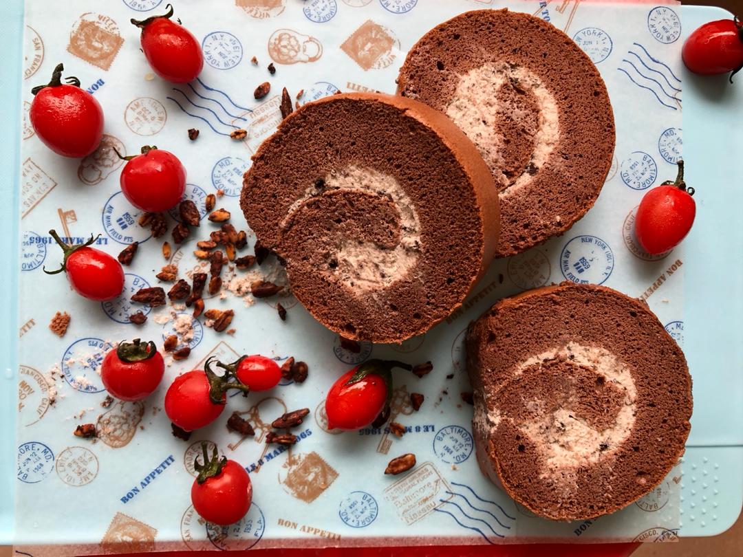 奥利奥咸奶油巧克力卷