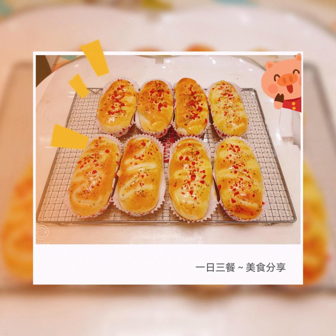 香葱火腿肉松面包