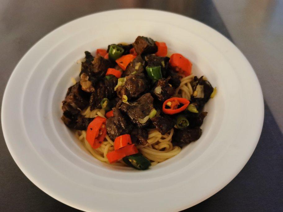 家常炒菜 双椒牛肉