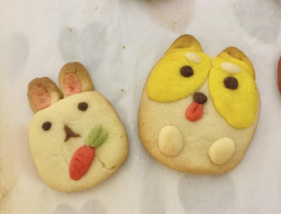 卡通饼干 亲子手工造型饼干 立体饼干 卡通动物饼干