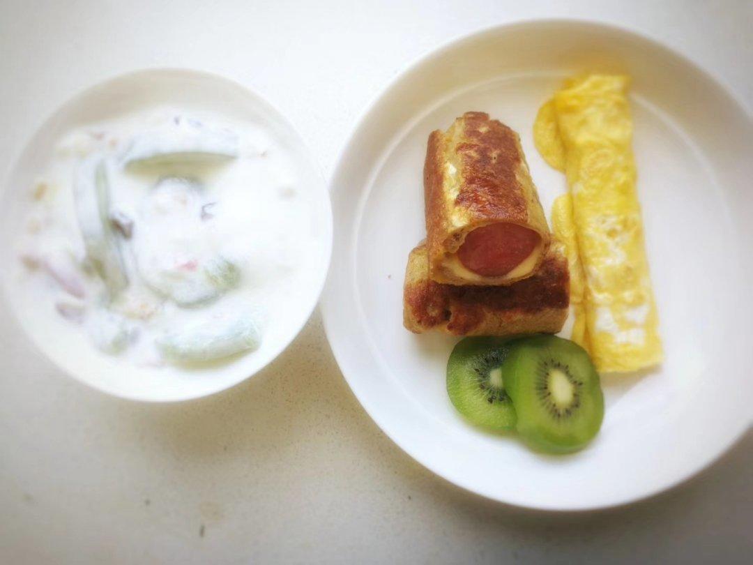 香肠面包卷(面包片)