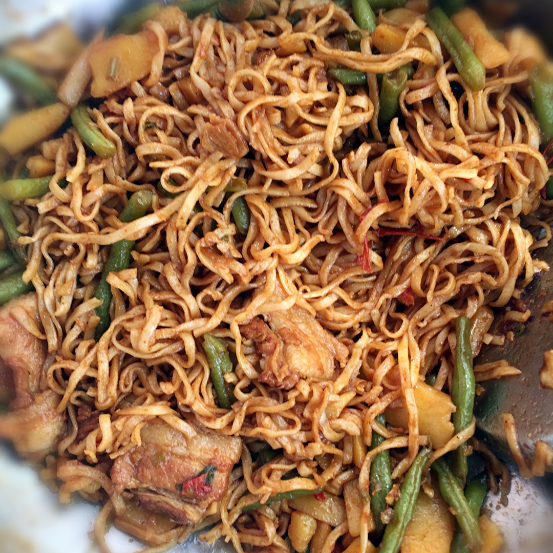 芸豆焖面（附万能的腌肉不老的办法）
