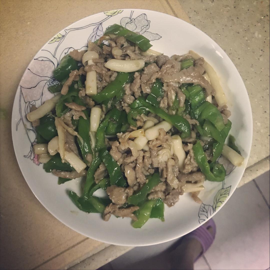 青椒炒肉丝