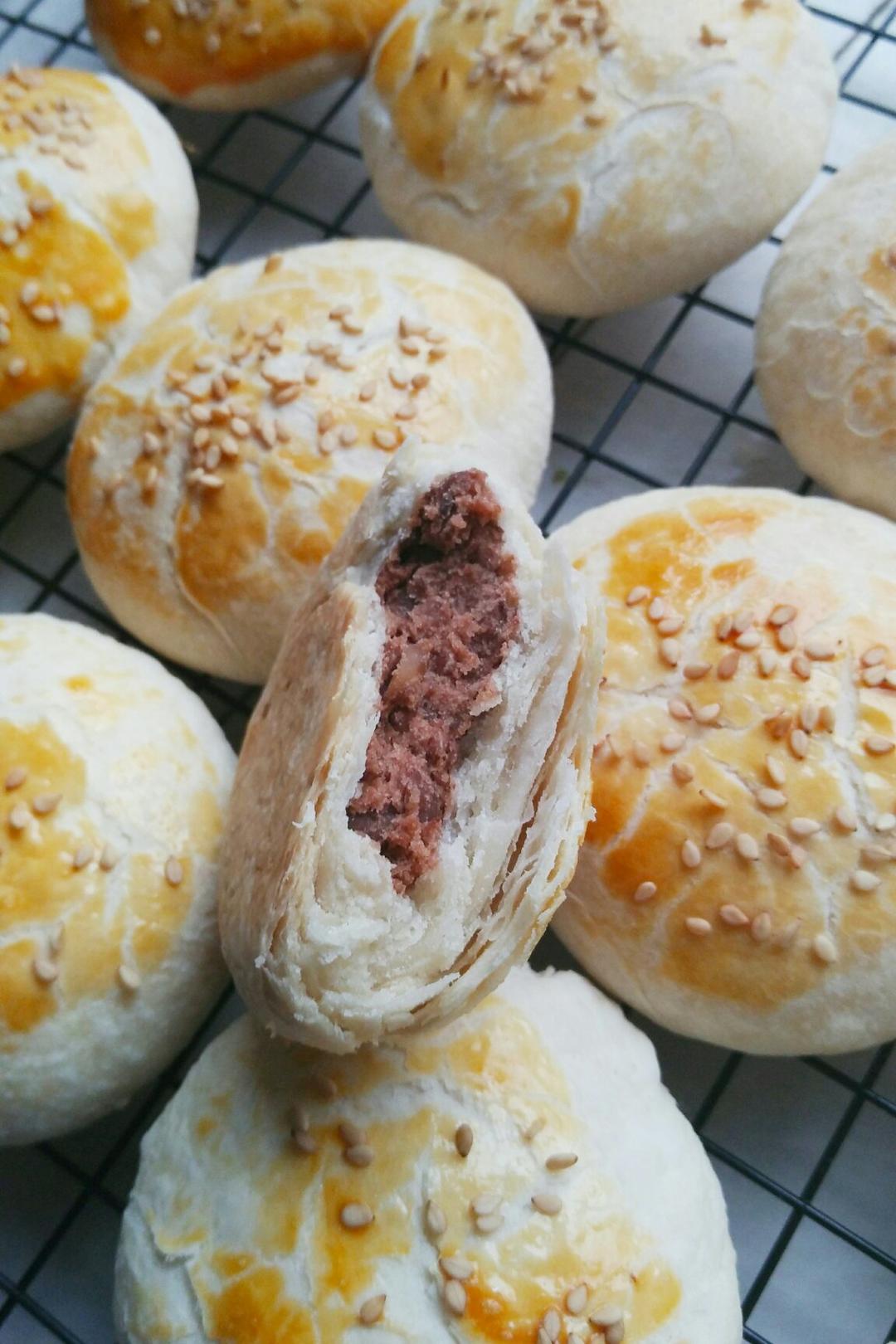 dongyi做的红豆沙千层酥 国庆中秋双节伴手礼不只有月饼 没蛋黄的蛋黄