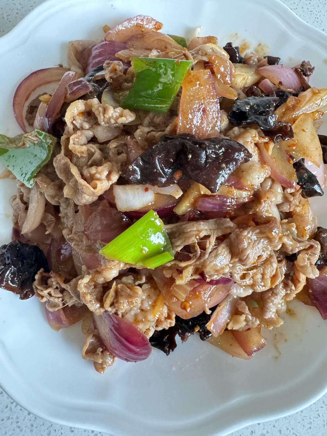 葱爆孜然羊肉卷