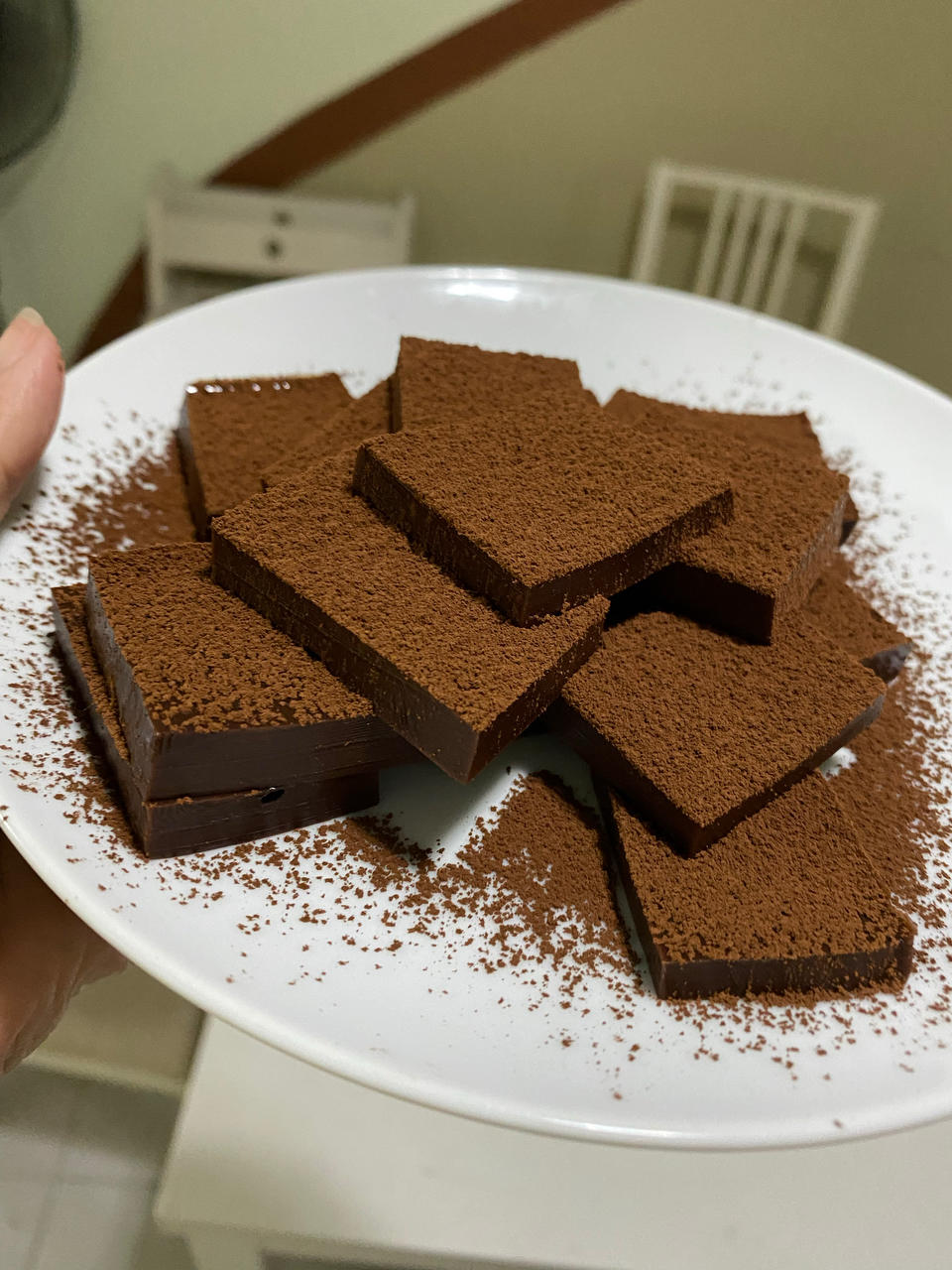 shbee做的零难度60入口即化的可可奶冻