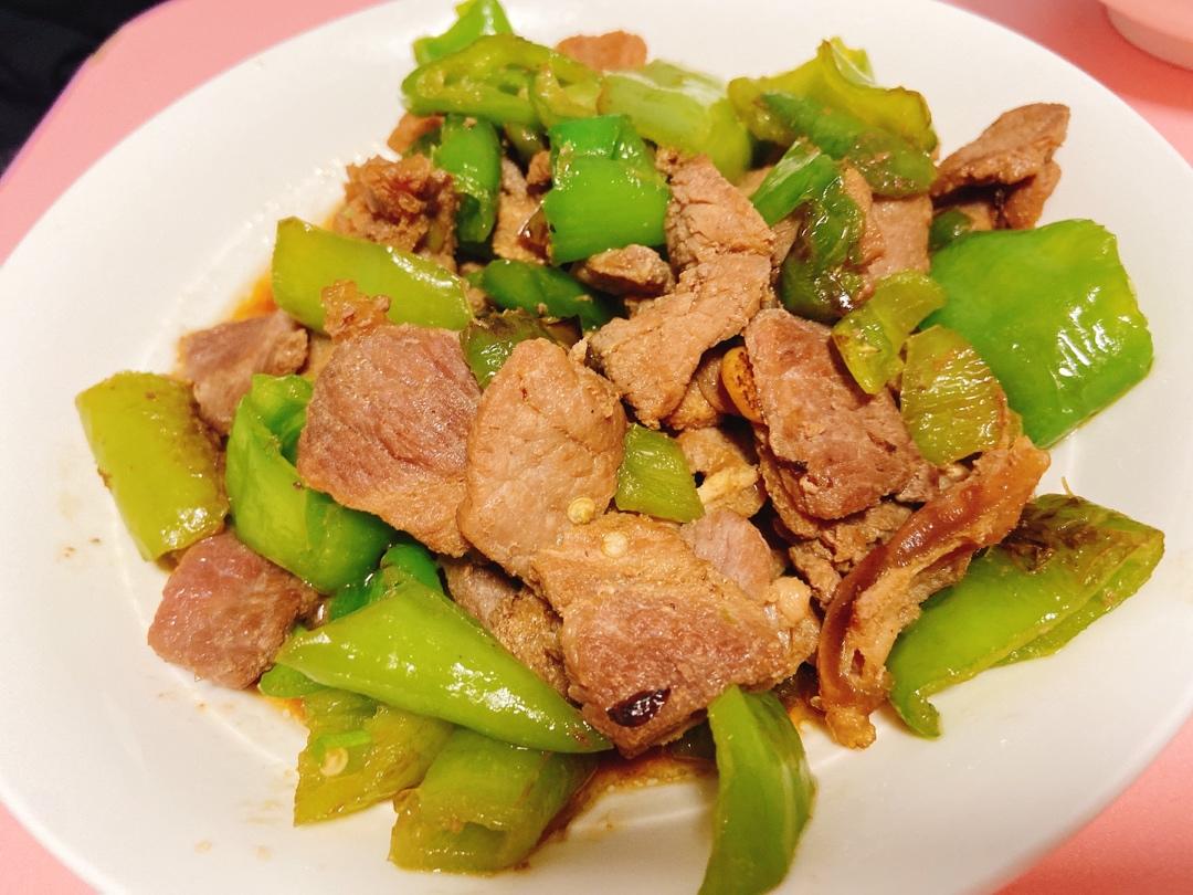 尖椒炒牛肉