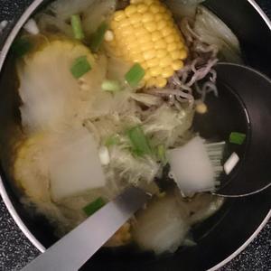 减肥玉米白菜魔芋汤的做法 步骤2