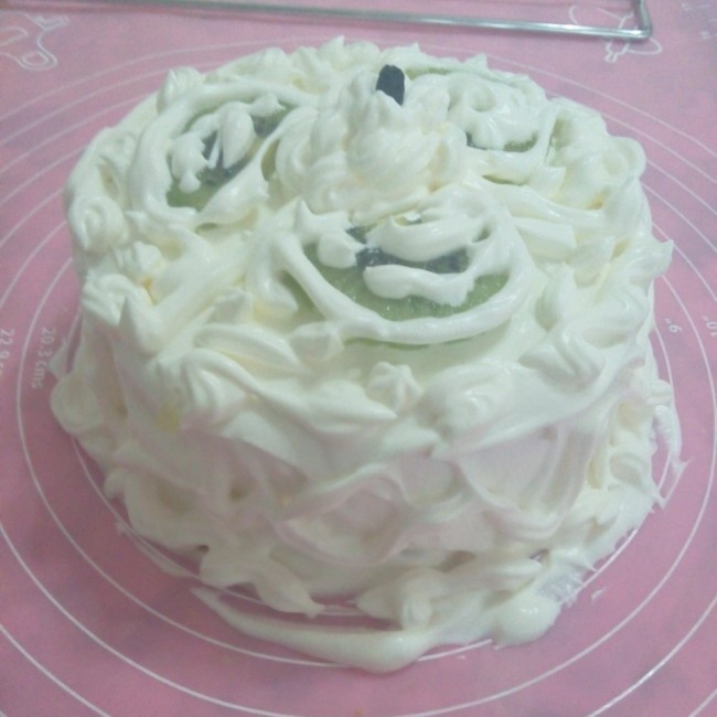 烫面戚风裱花蛋糕