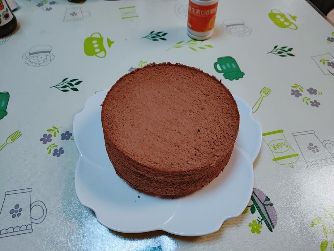0失败 6寸可可戚风蛋糕