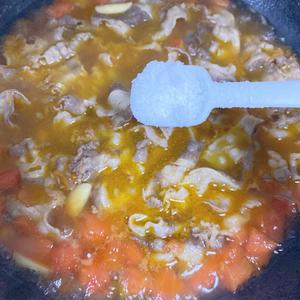 番茄🍅肥牛汤的做法 步骤9