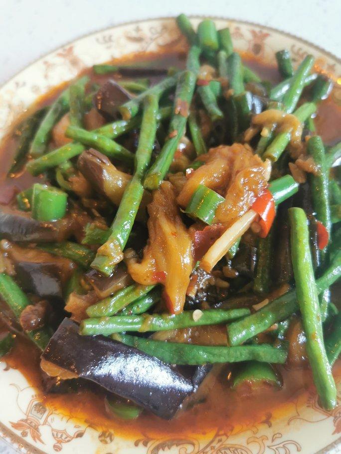 豆角烧茄子