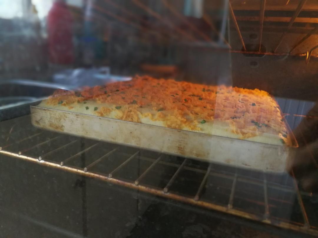 香葱肉松肥蛋糕卷～