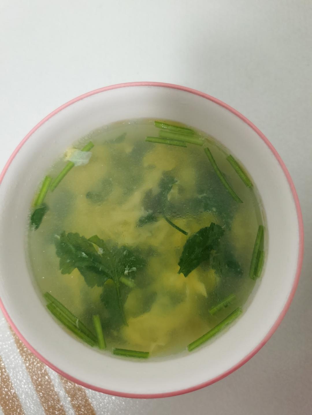 香菜鸡蛋汤