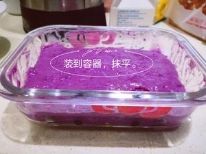 颜值、口感都爆表的紫薯牛奶小方的做法 步骤7