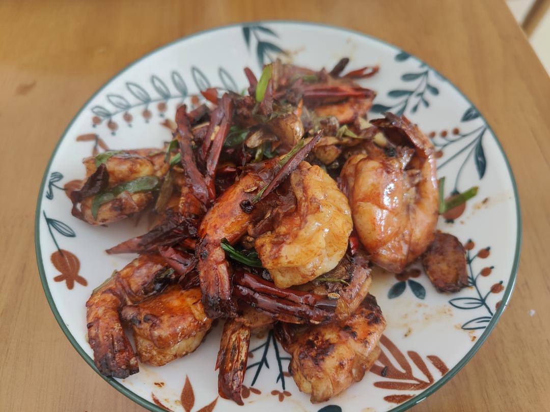 油爆厄瓜多尔大白虾