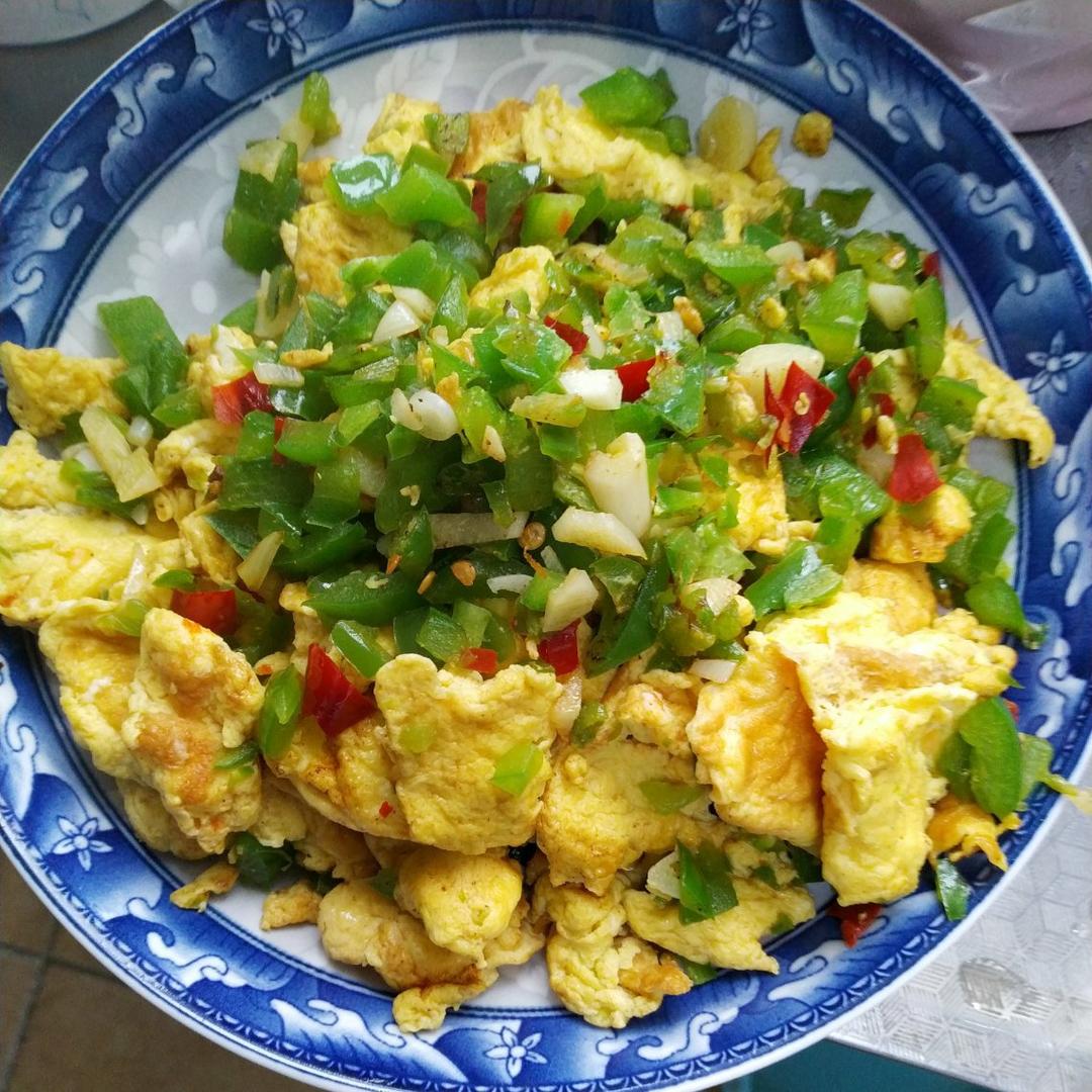 碎椒炒鸡蛋