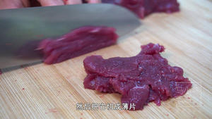 潮州咸菜炒牛肉的做法 步骤3