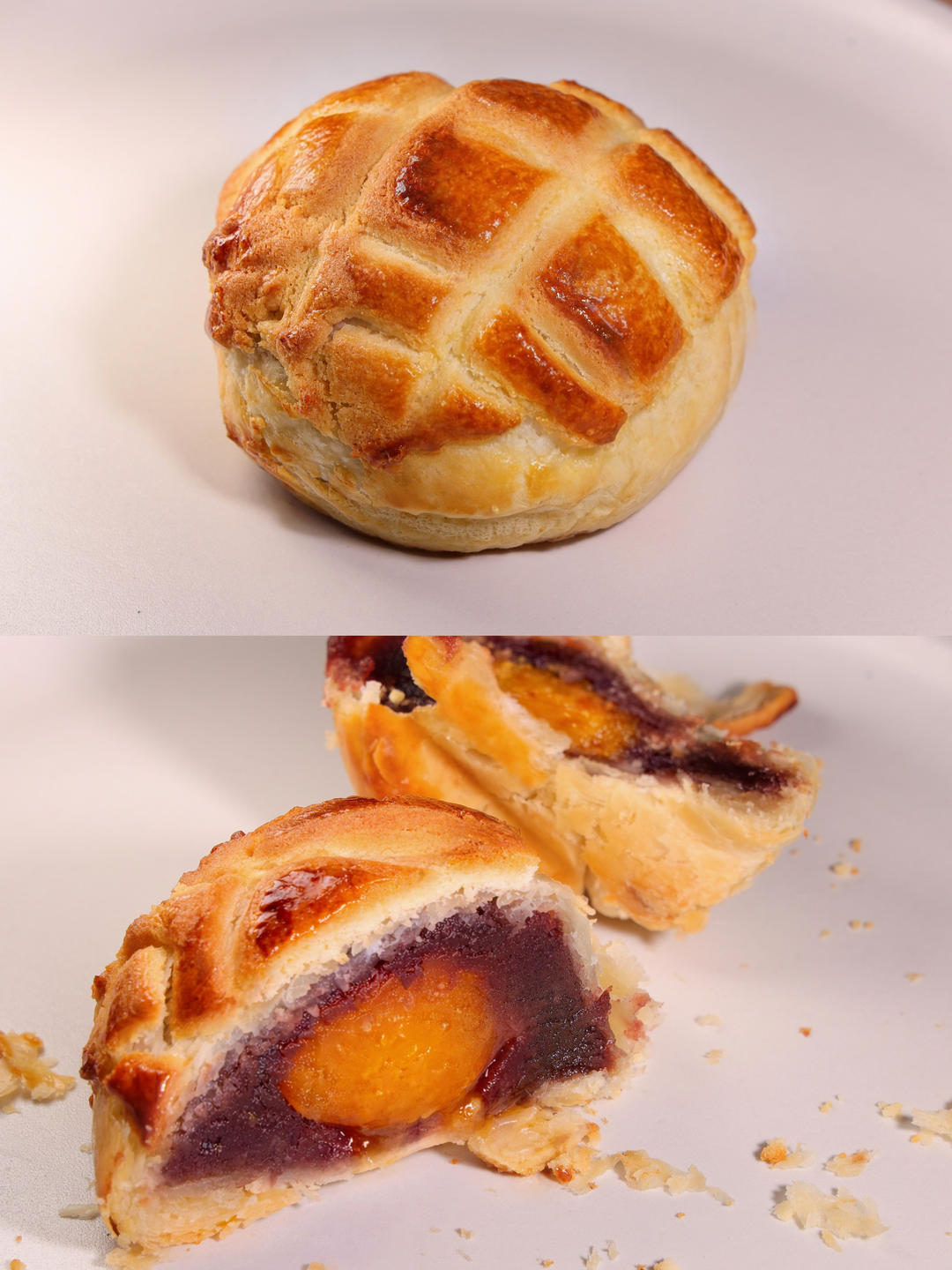 菠萝蛋黄酥｜流油鸭蛋黄