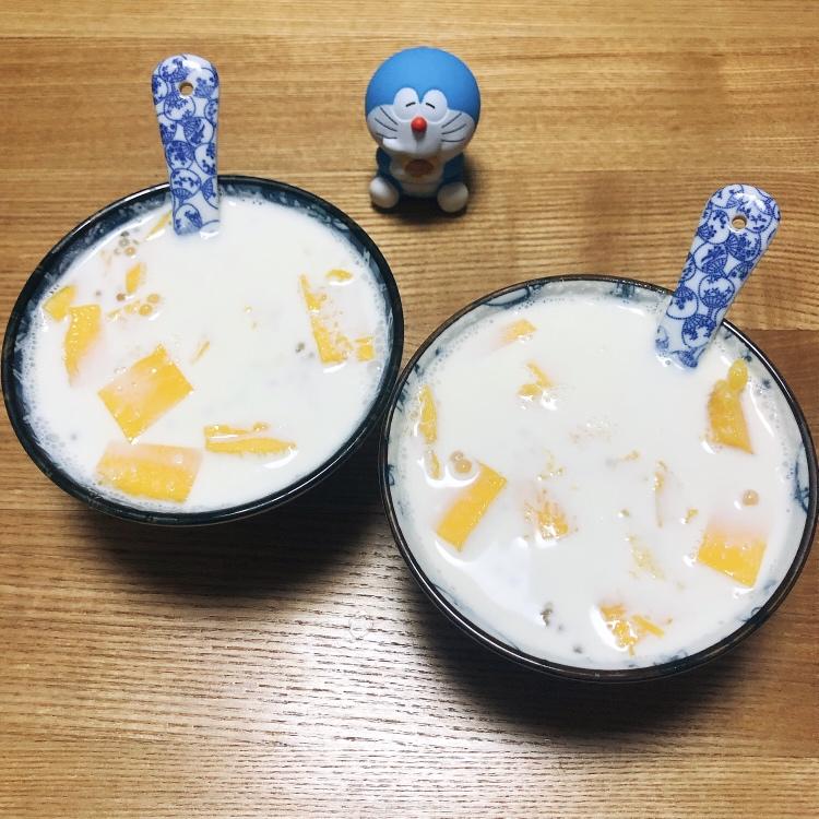 芒果椰汁西米露 | 夏日清凉解暑 无需烤箱