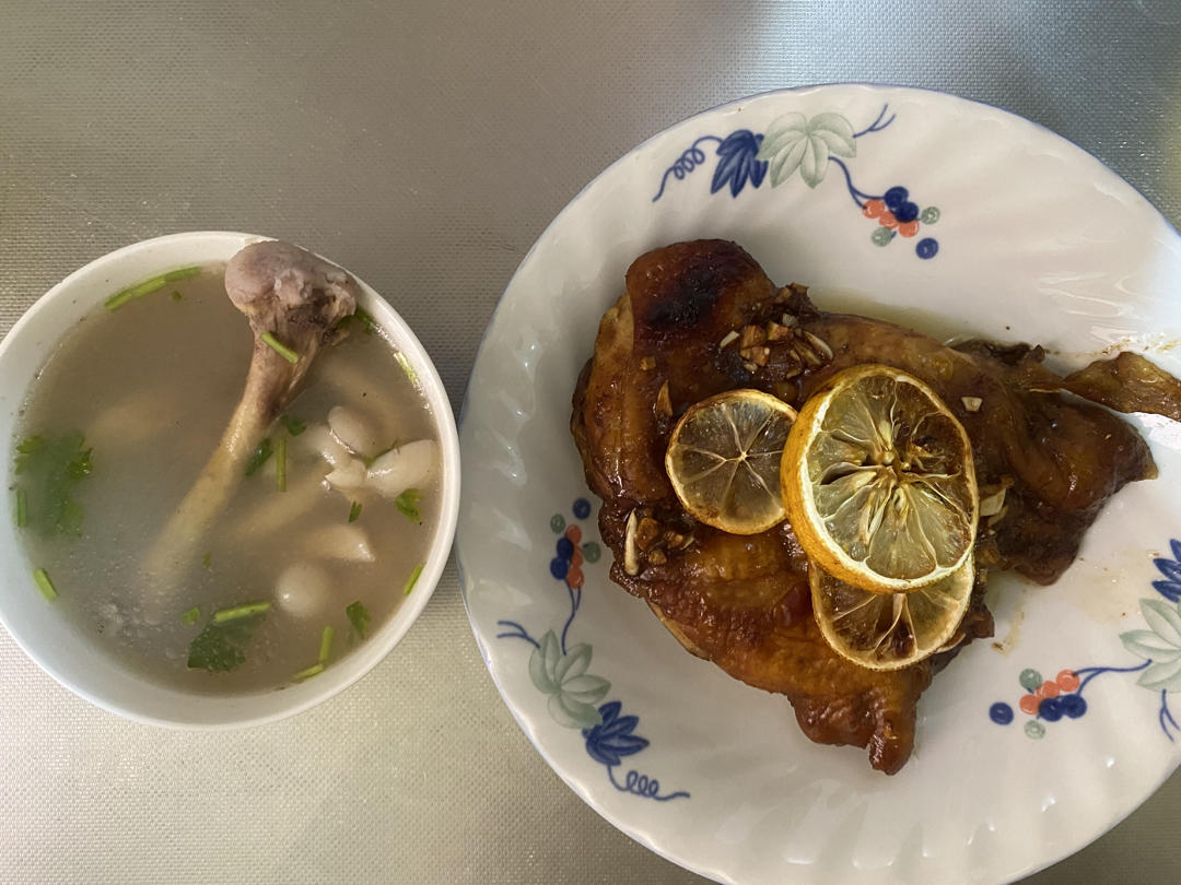 柠檬烤鸡腿