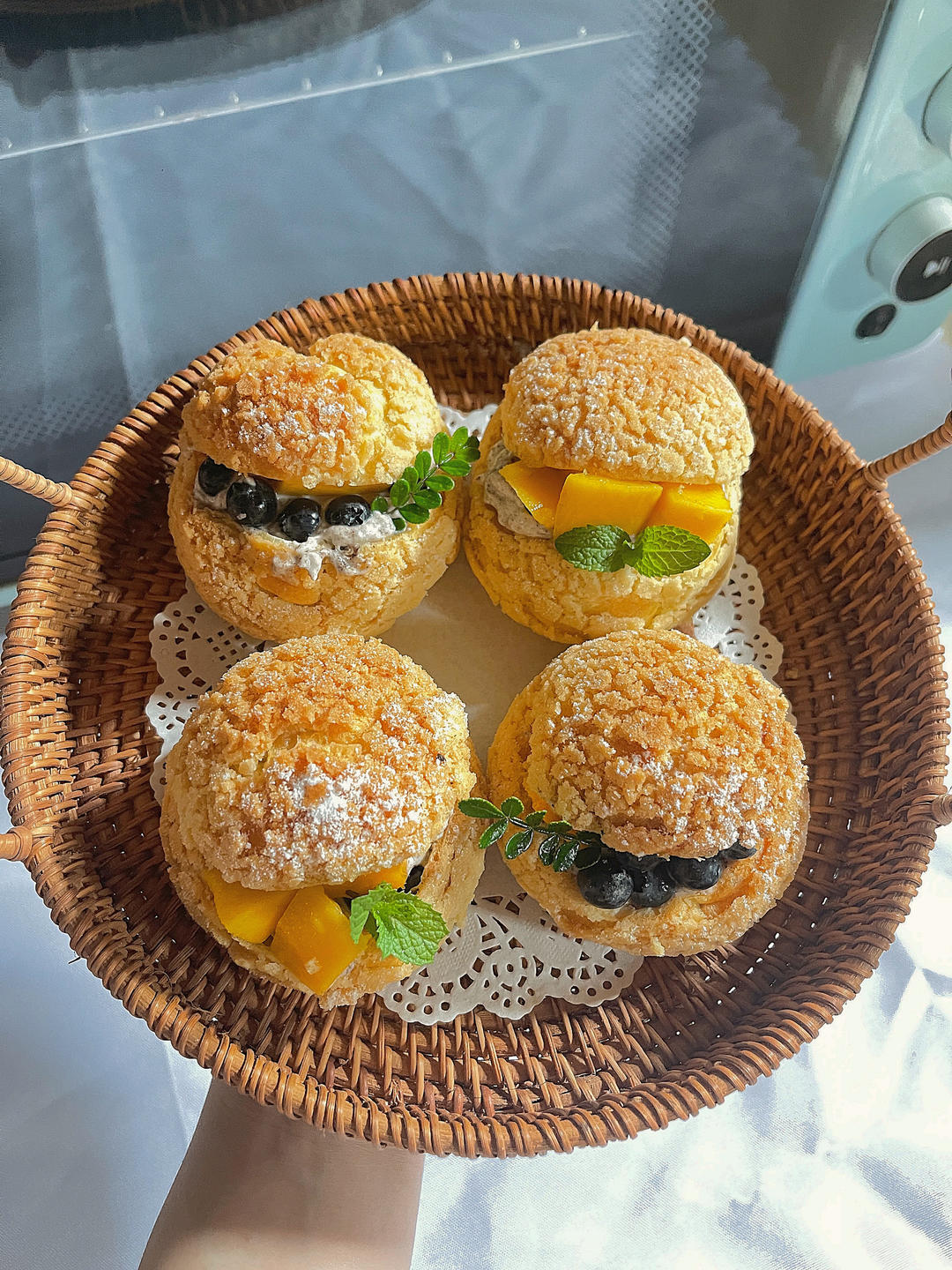 完美酥皮大泡芙｜少油｜详细教程｜3种口味｜原味｜抹茶｜可可｜泡芙常见问题汇总
