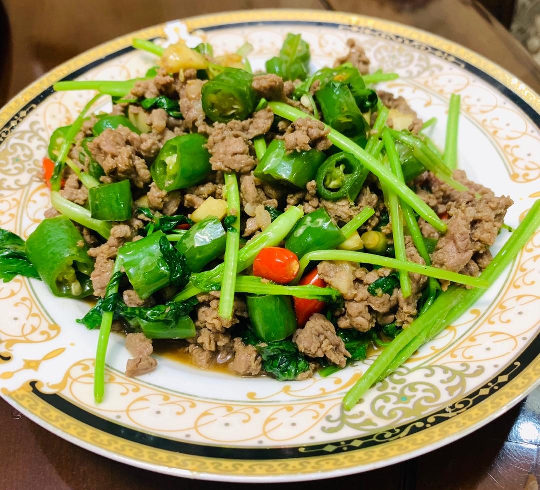 青椒炒牛肉