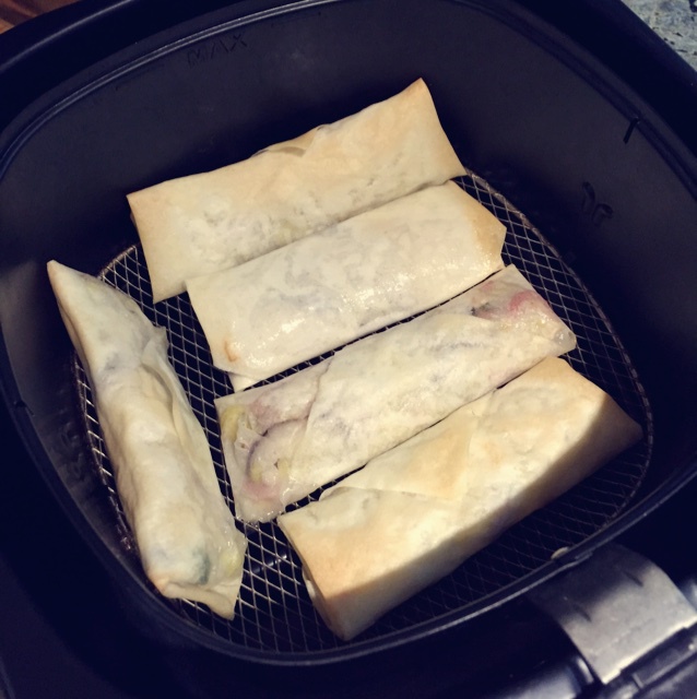 春卷- 油炸版和空气炸锅版之比较