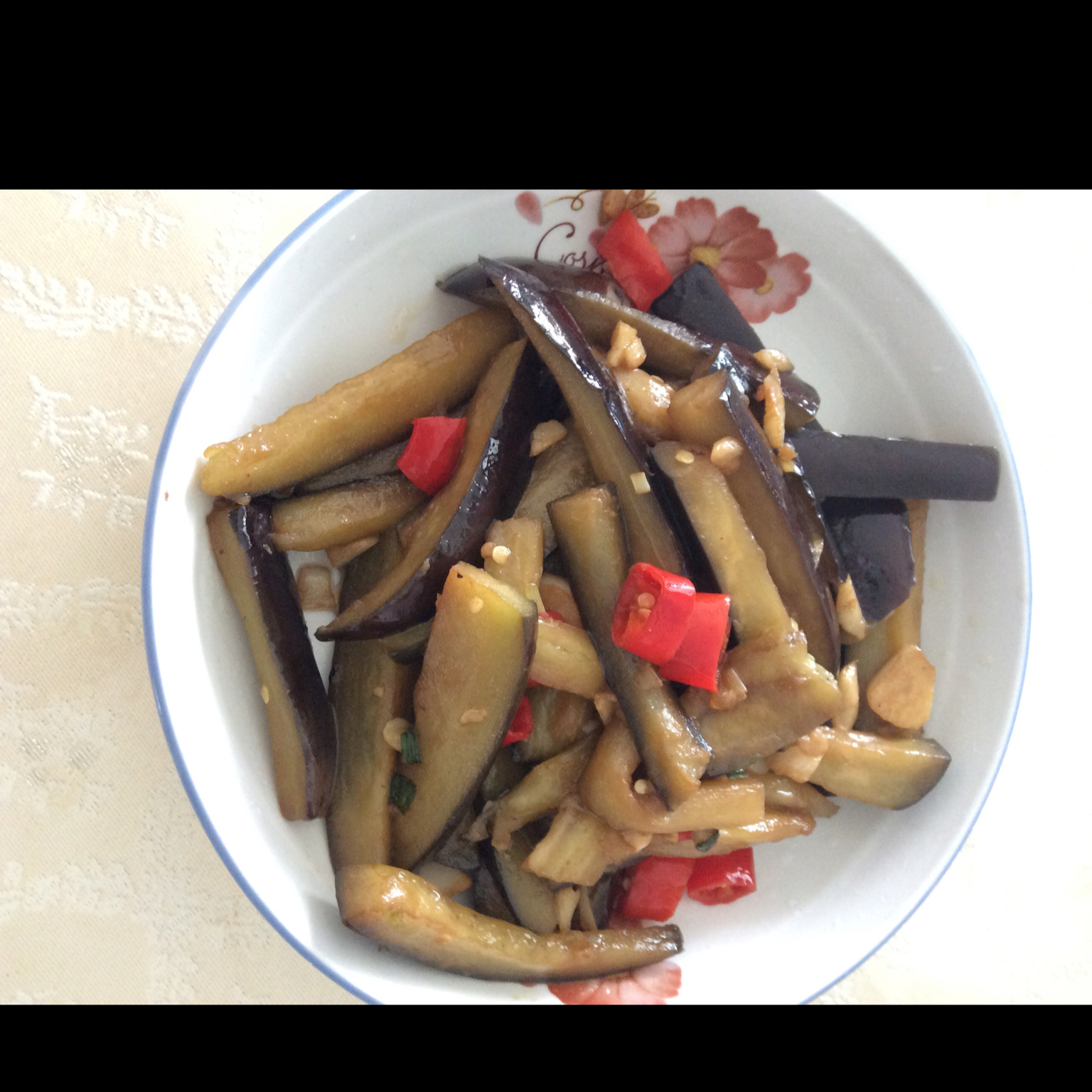 清炒茄子（少油版+视频）
