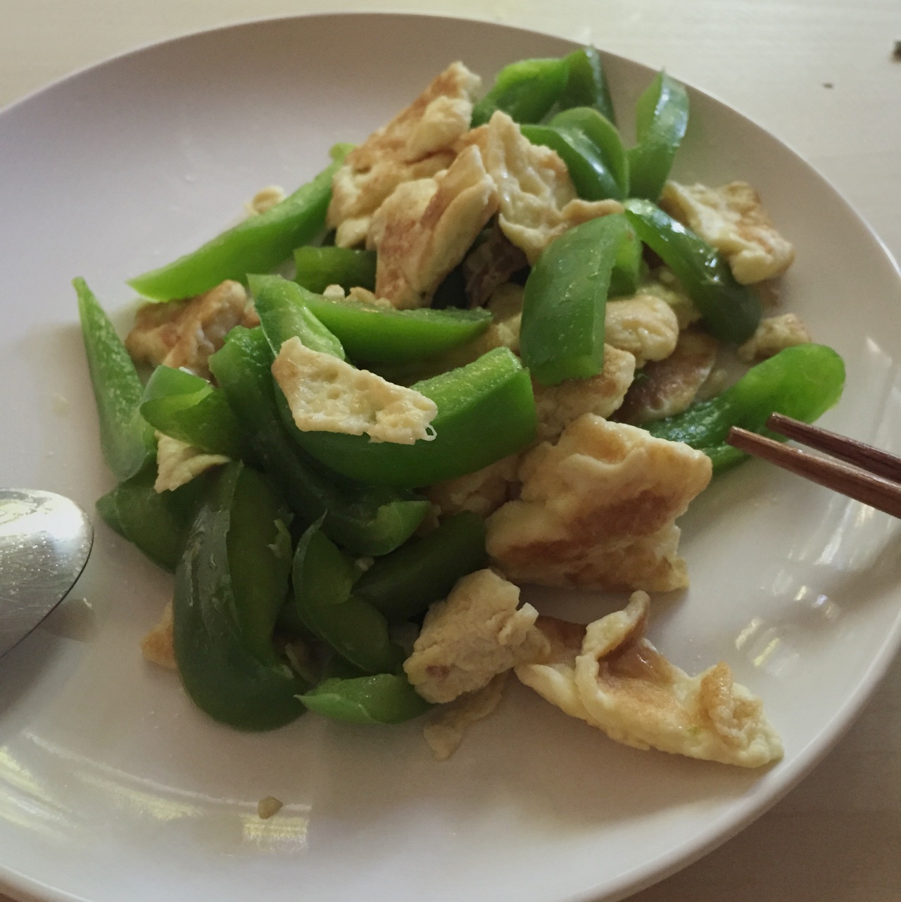青椒炒鸡蛋