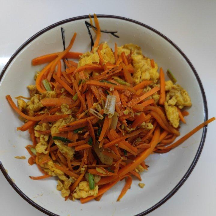 胡萝卜炒鸡蛋