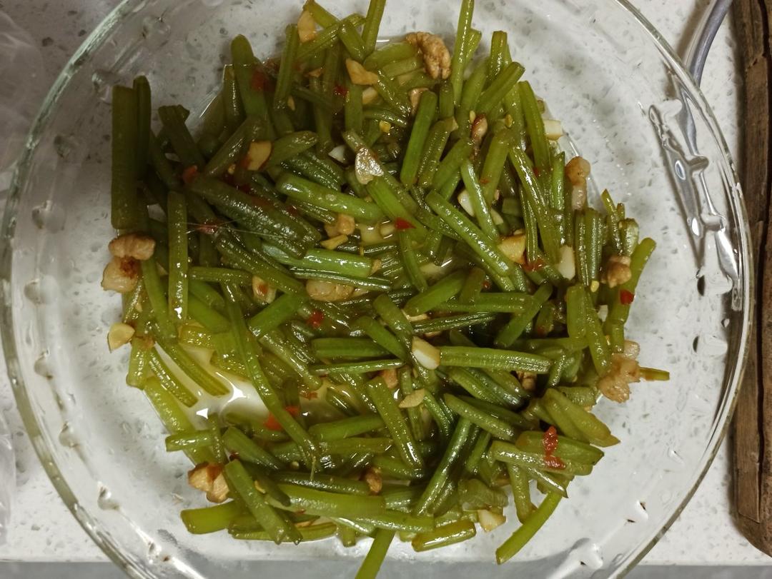 爆炒红薯茎
