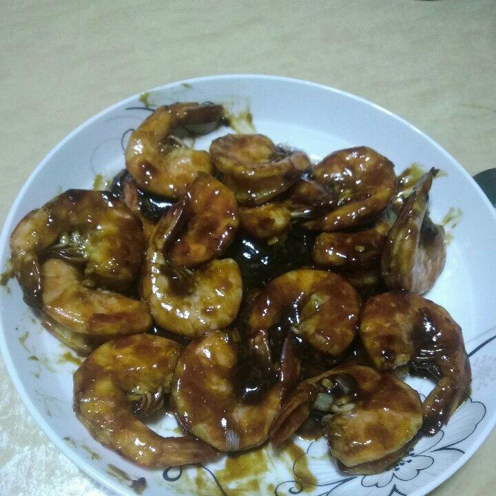 糖醋开背虾