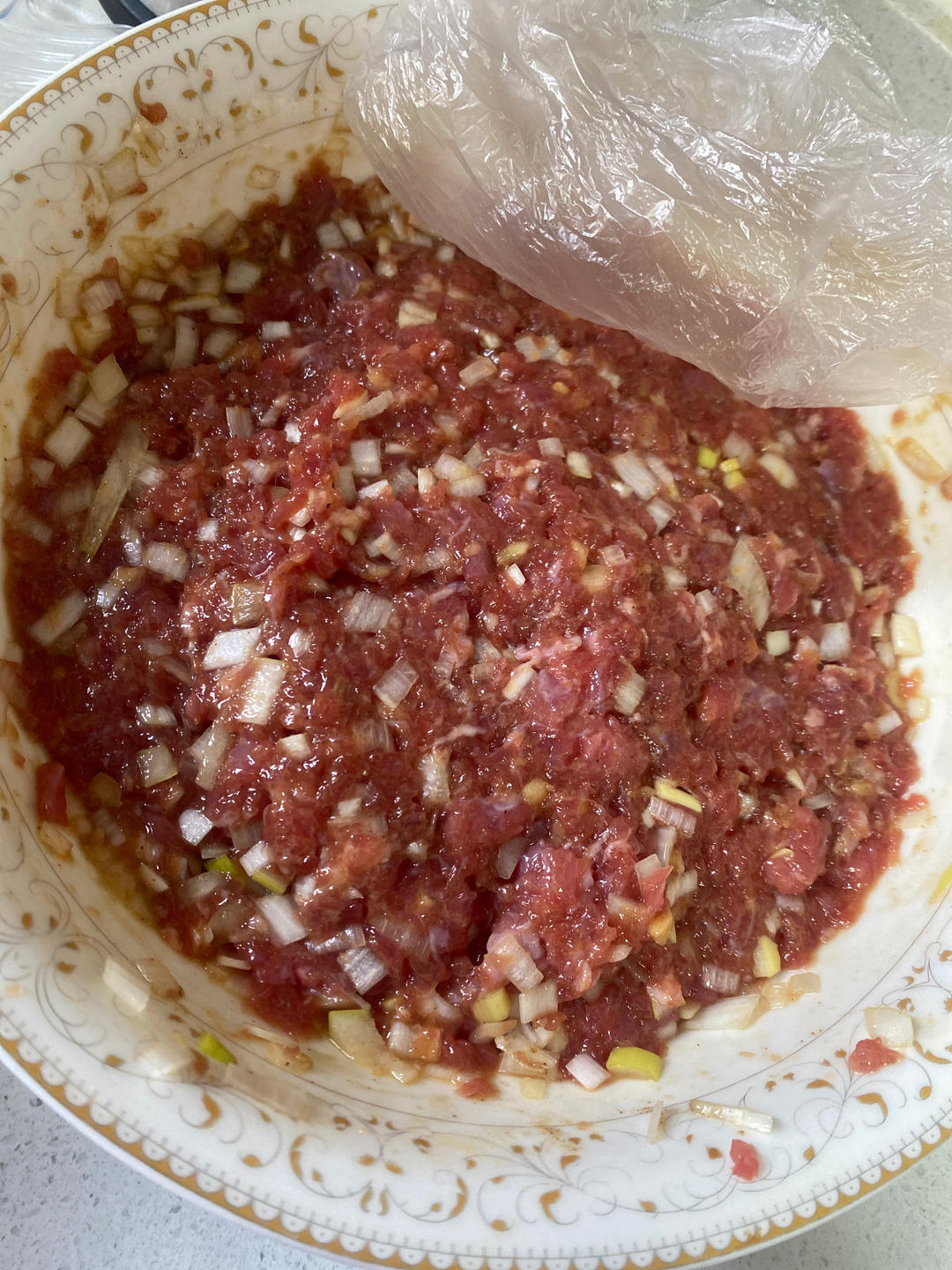 大葱牛肉饺子馅、包子馅