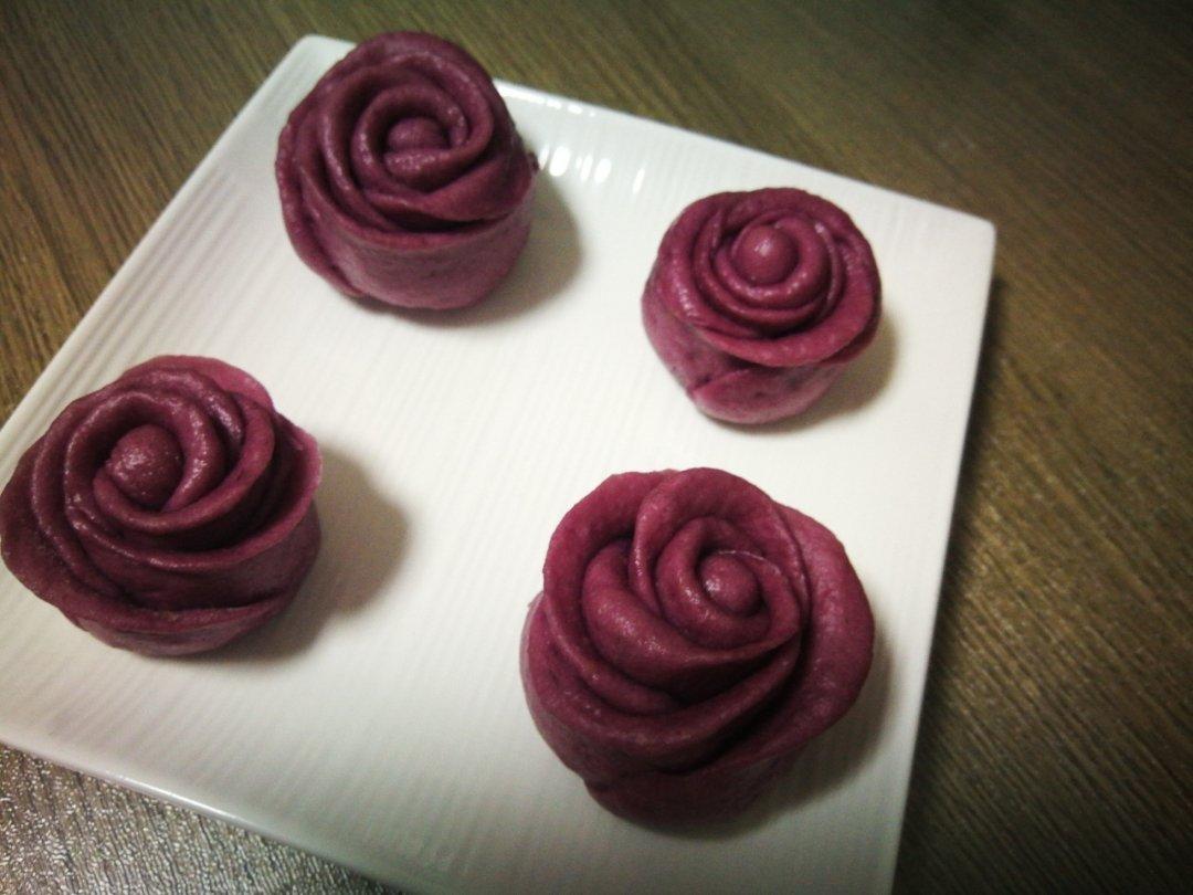 玫瑰花馒头