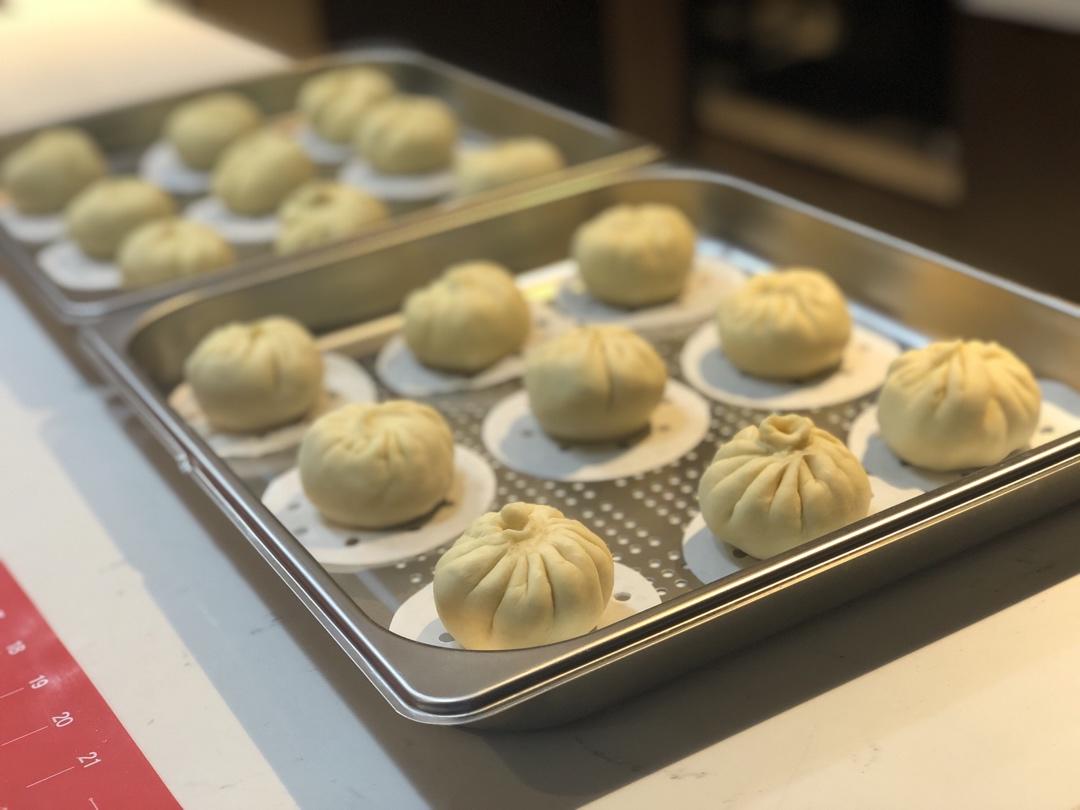 上海绿杨村【香菇菜包】提褶包操作视频/包子注意点