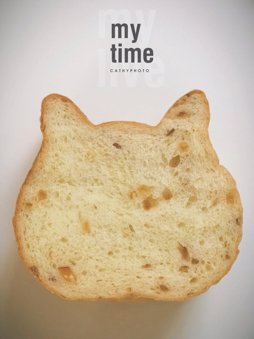 大脸猫奶香蜂蜜丁橙皮丁吐司