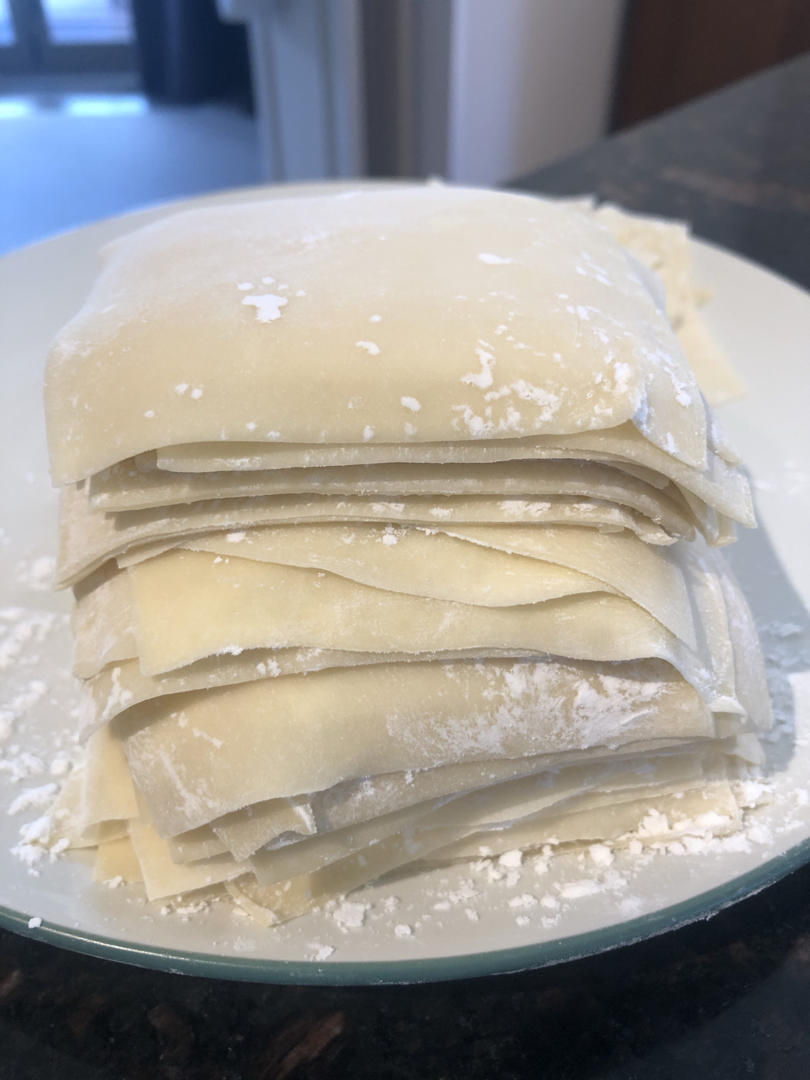 纯手工馄饨皮（不用机器新手版）