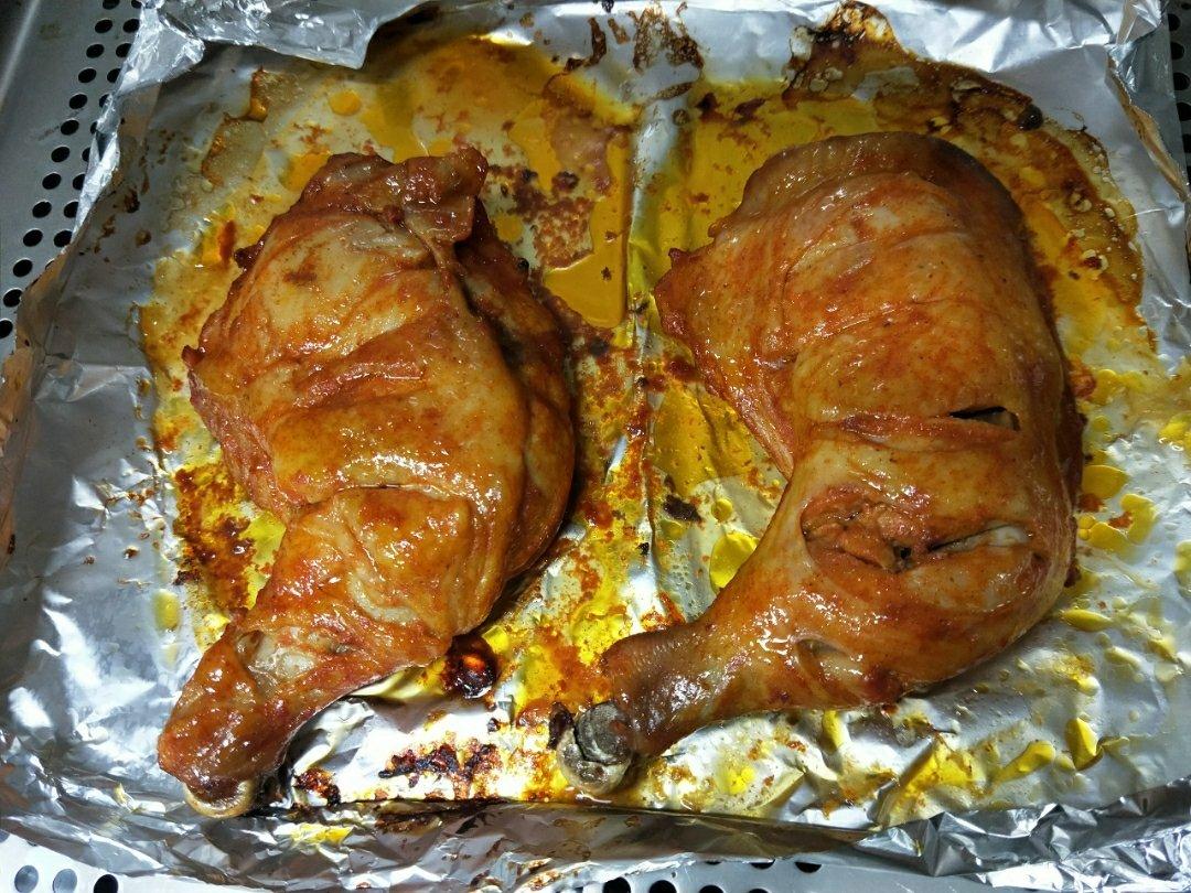 小朋友都爱的 超级简单的 奥尔良烤鸡腿