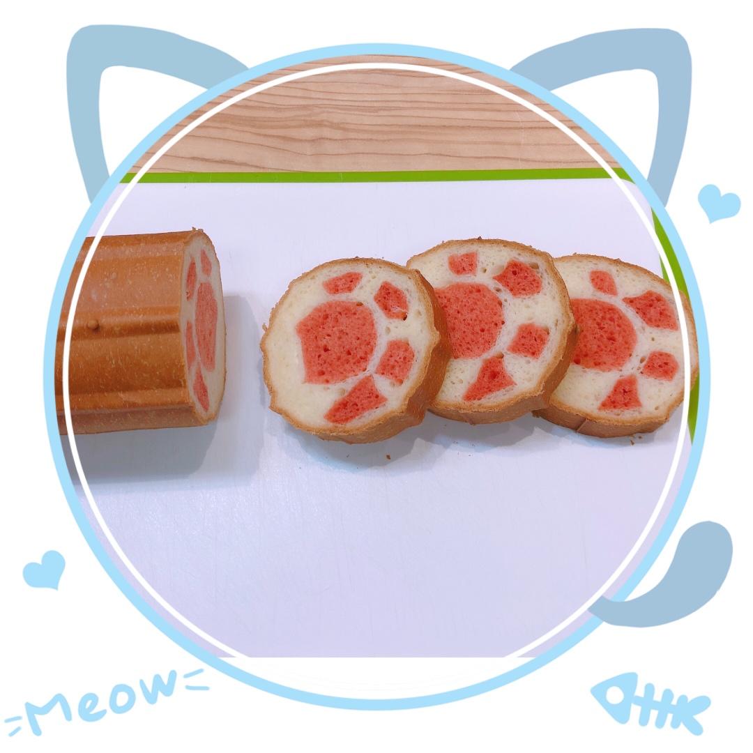 猫爪插画吐司