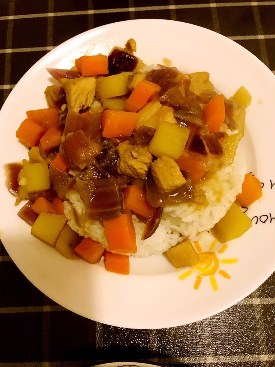 咖喱鸡肉饭