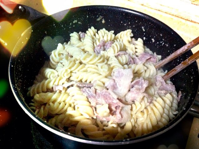 芝士培根意大利面