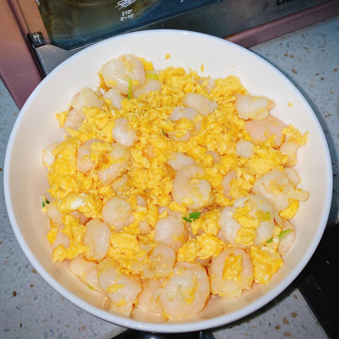 鸡蛋炒虾仁