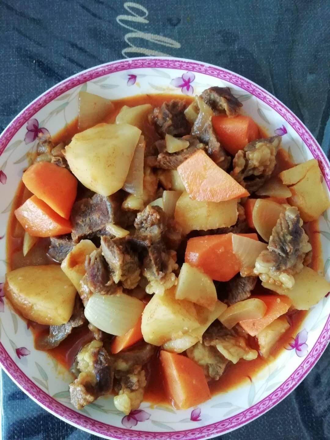 堂妈教你做咖喱牛肉饭