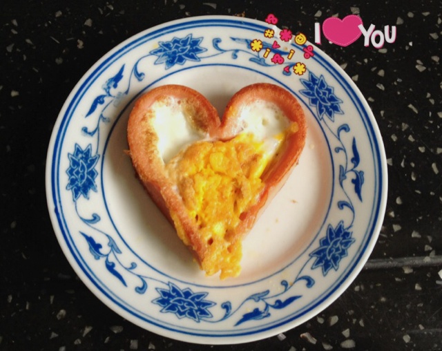 爱心煎蛋