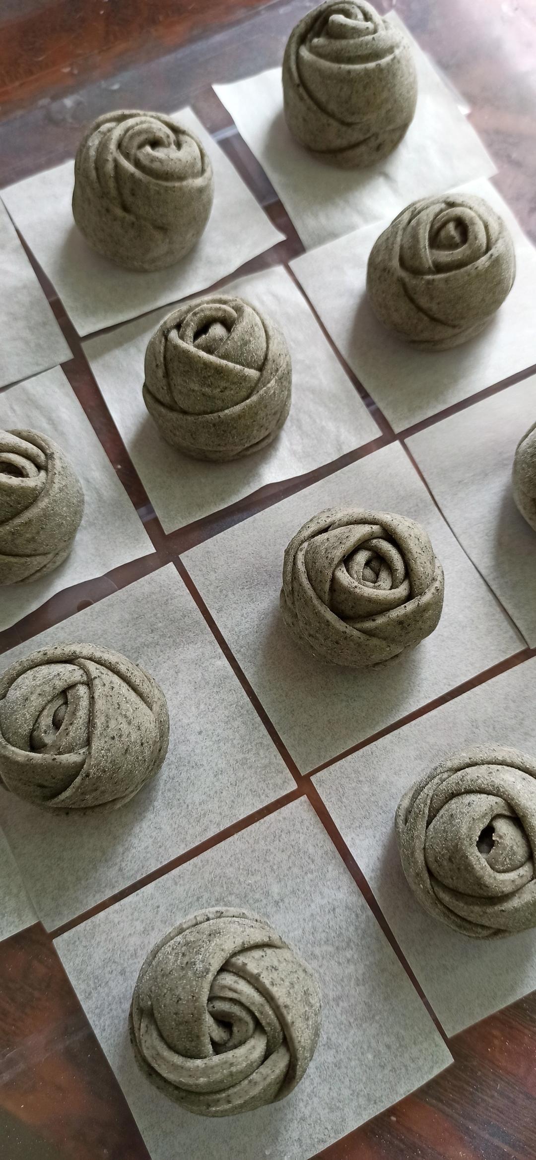 玫瑰花馒头（南瓜版）